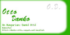 otto danko business card